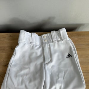 Adidas Youth White XS Baseball Knickers Pants