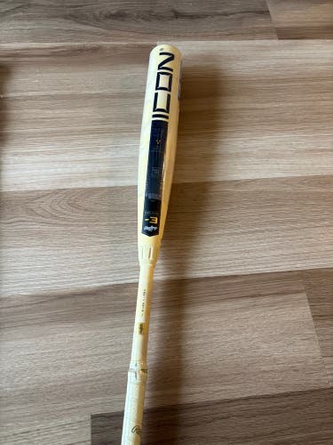 New 2025 Rawlings BBCOR Certified Composite 30 oz 33" Icon Bat