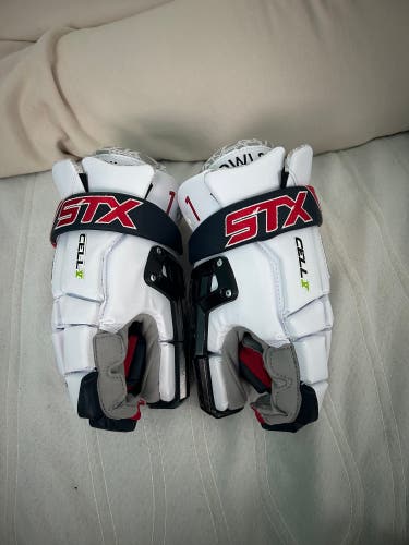 New Goalie STX Large Cell V Lacrosse Gloves
