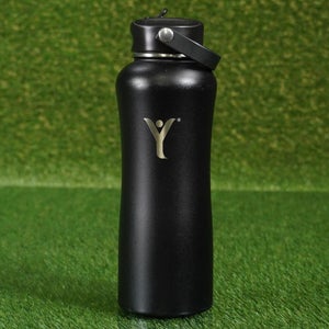 DYLN ALKALINE WATER BOTTLE, BLACK 1.2L 40OZ W/ VITABEAD DIFFUSER ~ NO TOOL!