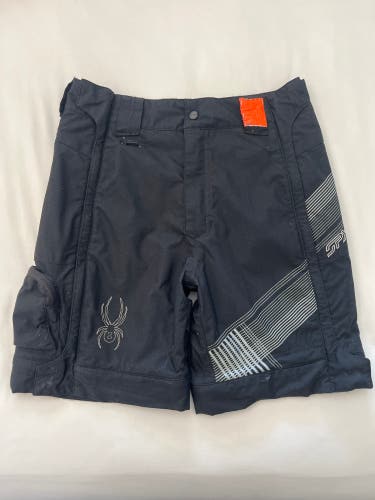 Spyder Youth Size 10 Side Zip Ski Race Shorts