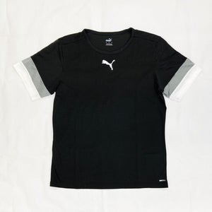 Puma Team Rise Short Sleeve Soccer Jersey Men's Medium Black Shirt 704932