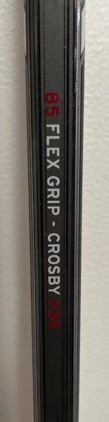 Used Senior CCM Left Hand Crosby Pattern JetSpeed 350 Hockey Stick 85 Flex Grip