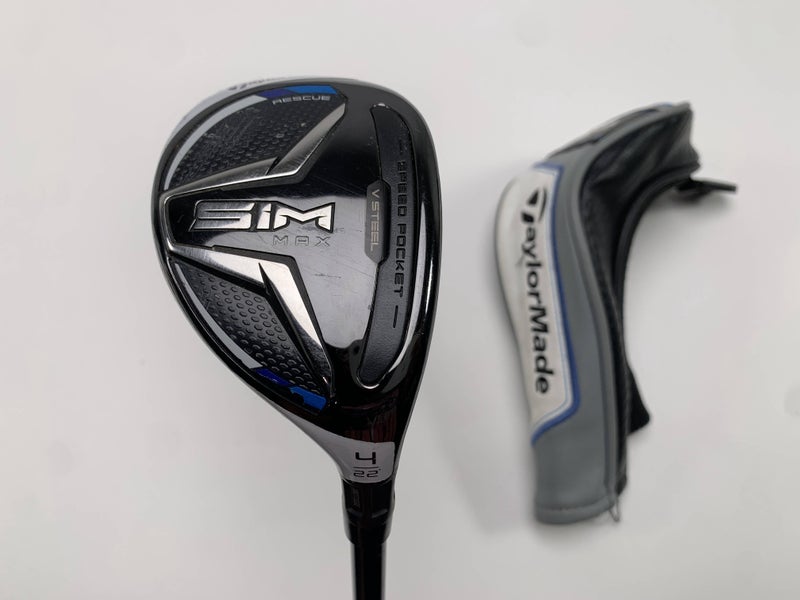 TaylorMade SIM MAX 4 Hybrid 22* Fujikura Ventus Blue 6R Regular Graphite RH HC