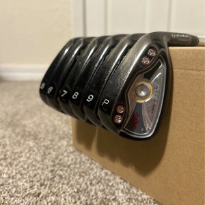 Men's TaylorMade Right Handed Stiff Flex Steel Shaft XR Iron Set