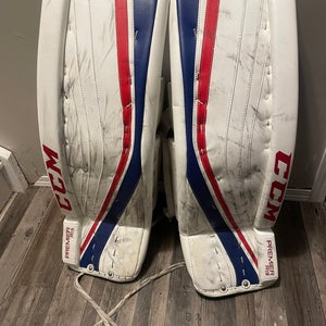 Used 34" CCM Premier R1.9 Goalie Leg Pads