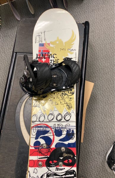 153cm Burton Un-Inc Jeff Anderson Used Men's Snowboard