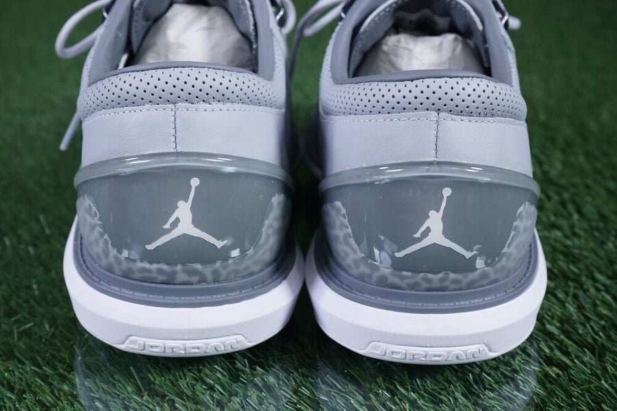 NIKE AIR JORDAN MEN'S ADG 4 GOLF SHOES CLEATS, WOLF GREY US 13, EU 47.5