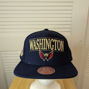 NWS Washingtonian Capitals Mitchell & Ness Snapback Hat NHL