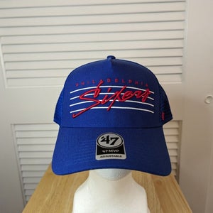 NWS Philadelphia 76ers '47 MVP Mesh Snapback Hat NBA