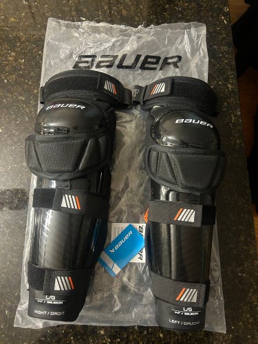 Bauer officials shin guards