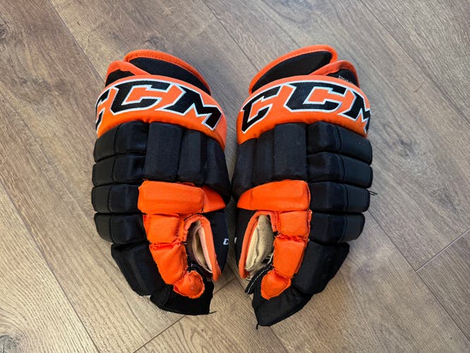 Custom CCM HG4PC Philadelphia Hockey Gloves