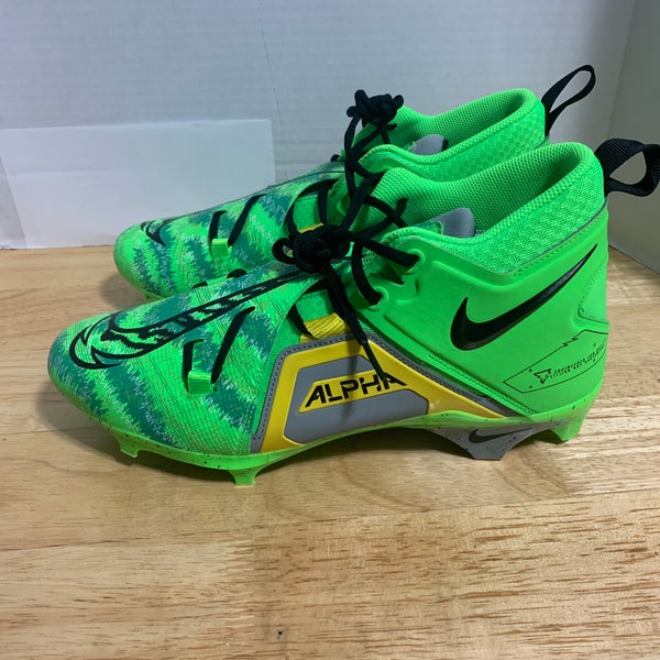 Nike Alpha Menace Pro 3 Men’s Size 11 Green Strike Football Cleats FB8442-303