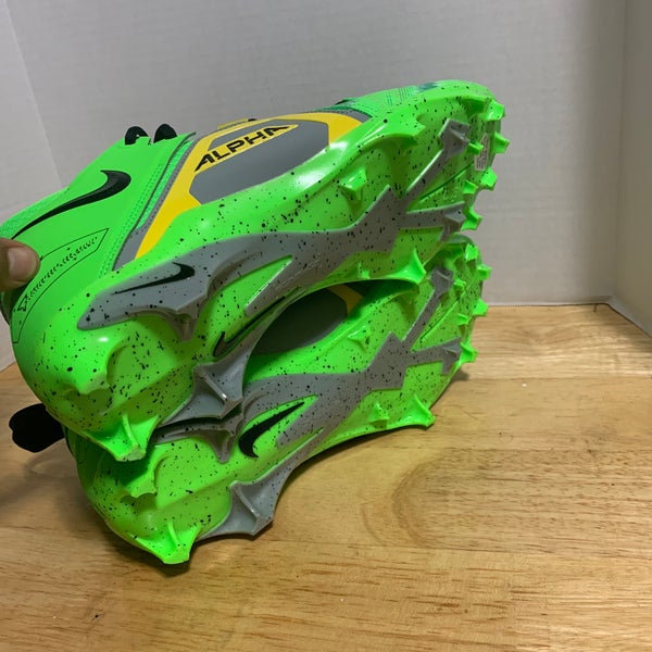 Nike Alpha Menace Pro 3 Men’s Size 11 Green Strike Football Cleats FB8442-303