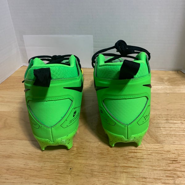 Nike Alpha Menace Pro 3 Men’s Size 11 Green Strike Football Cleats FB8442-303