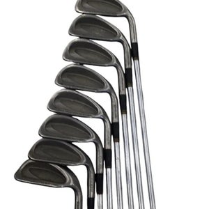 Used Men's Mizuno Right Handed Iron Set Regular Flex 8 Pieces Steel Shaft