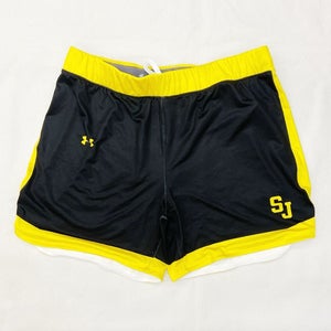 Under Armour San Jose Spartans Basketball Short Women's M XL Black Gold UJKSS2W
