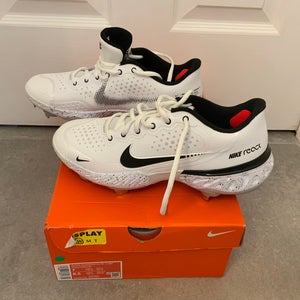 White New Metal Low Top Nike React