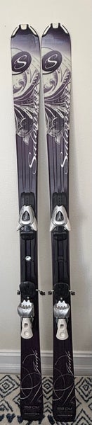 Used Women's All Mountain 158 cm Salomon Jade Skis With Bindings