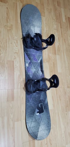 Used Burton LTR 148cm snowboard+Burton Lexa binding women's M.