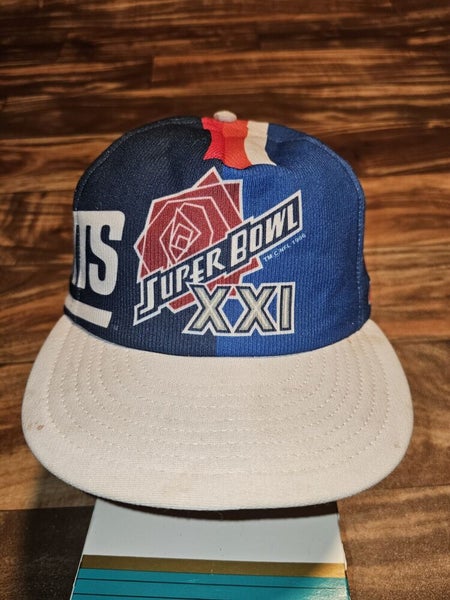 Vintage Super Bowl XXI 1986 1987 Denver Broncos New York Giants NFL Hat Snapback