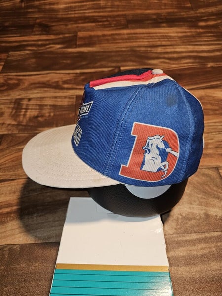Vintage Super Bowl XXI 1986 1987 Denver Broncos New York Giants NFL Hat Snapback