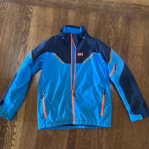 Blue Used Boys Helly Hansen Jacket