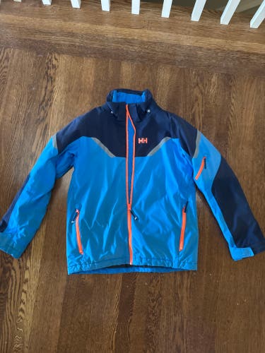 Blue Used Boys Helly Hansen Jacket