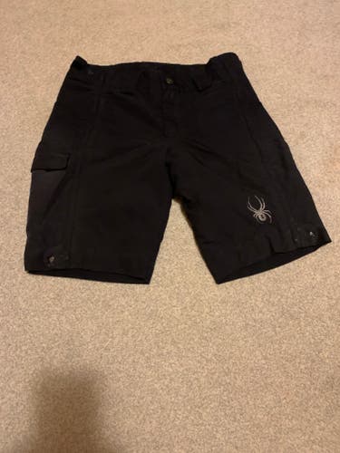 Black Used Medium Spyder Shorts