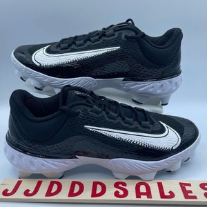 Nike Alpha Huarache Elite 4 MCS Baseball Cleat Black White FD6221-001 Men’s Sz 10.5  New