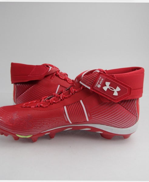 Men's New Size M 16.0 (W 17.0) Under Armour Mid Top Molded Cleats