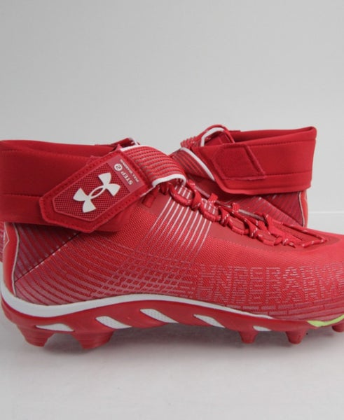 Men's New Size M 16.0 (W 17.0) Under Armour Mid Top Molded Cleats