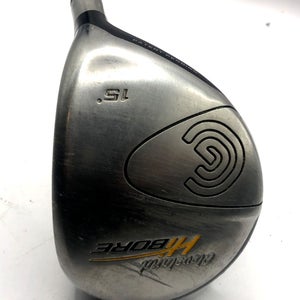 Cleveland Hibore 3 Fairway Wood 15* Graphite 65 gram Stiff Shaft *Good*