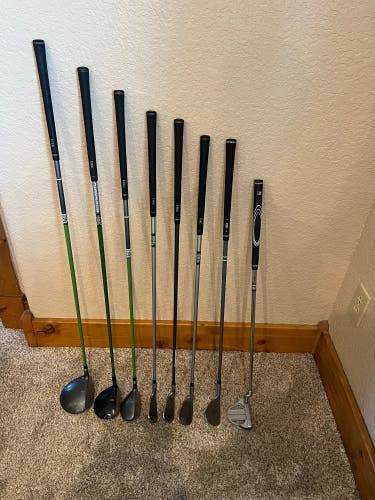 57” US Kids Golf Clubs (8 Club Set)