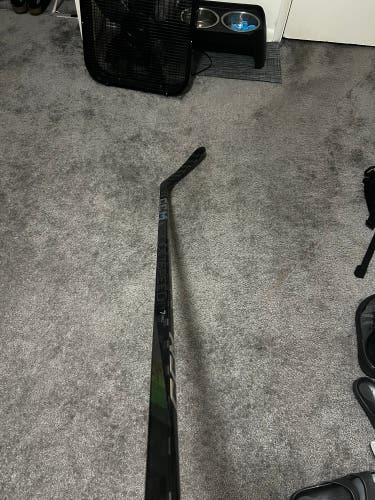 Used Senior CCM Right Handed Toe Pattern Pro Stock RibCor Trigger 9 Pro Hockey Stick