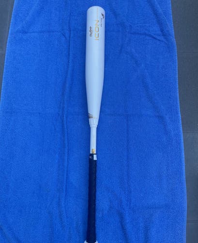 Used 2024 Rawlings Icon USSSA Certified Bat (-5) Composite 27 oz 32"