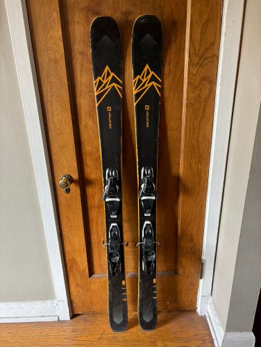 Salomon QST 92 161cm with Adjustable Salomon Z11 Gripwalk Bindings