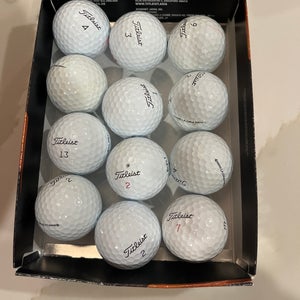 Used Titleist 12 Pack (1 Dozen) Pro V1x Balls
