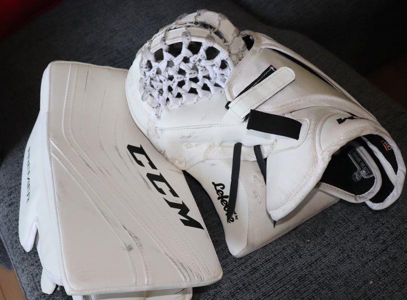 Full Right CCM Premier II Glove & CCM Premier Blocker
