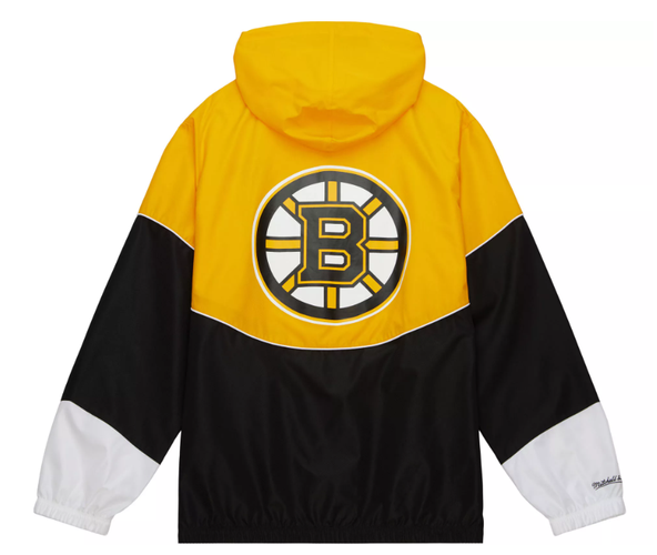 Mitchell & Ness Boston Bruins Windbreaker Jacket - Size Medium