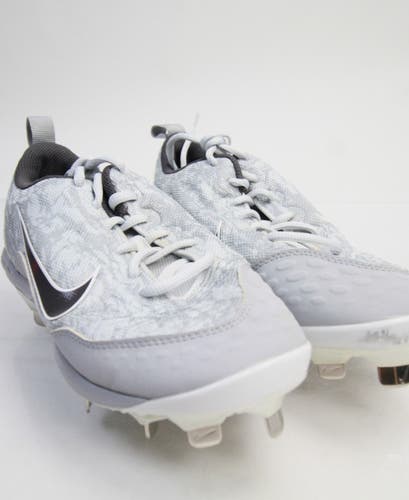 Gray Used Women's Size M 6.0 (W 7.0) Nike Low Top Molded Cleats