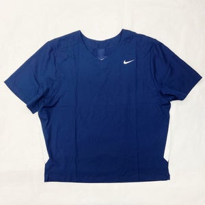 Nike Untouchable Speed Short Sleeve Lacrosse Jersey Men's M Navy Blue 881252