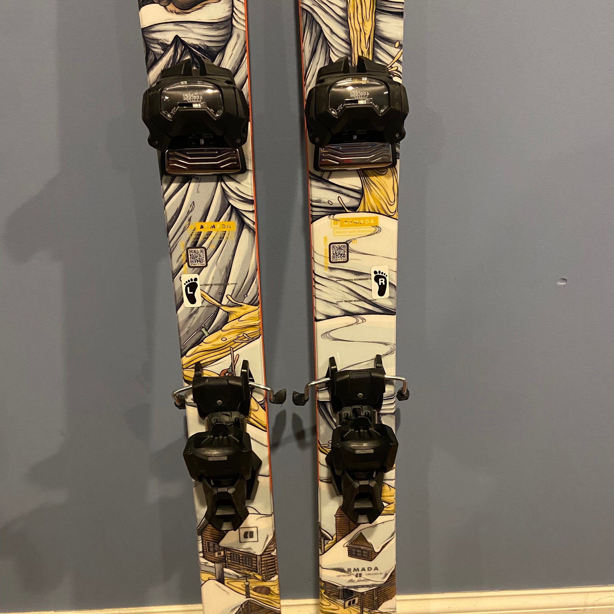 Armada ARV 96 Skis 170cm With Bindings, 124-96-116, 18.5