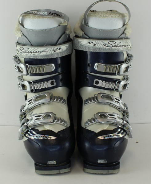 Women's Used Salomon Divine 5 Downhill Ski Boots (288 MM / 24 Mondo)