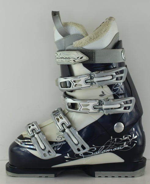 Women's Used Salomon Divine 5 Downhill Ski Boots (288 MM / 24 Mondo)