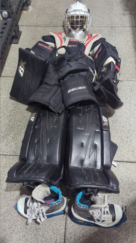 Used 25" Brian's Netzero Regular Goalie Full Set