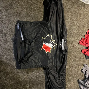 Used Adult Large Black Box Lacrosse Practice Jersey