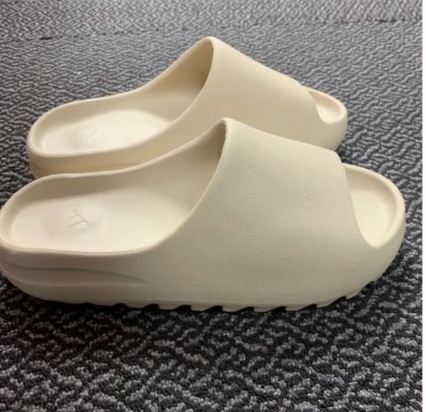 adidas gazelle silver green womens Adidas Yeezy Slide Bone (Restock) main image 0