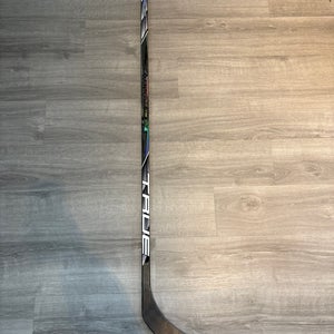 New San Jose Sharks Senior True Left Hand Toe Pattern Pro Stock Bordeleau Hzrdus 9x4 Hockey Stick
