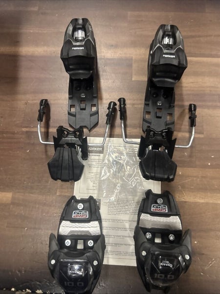 Marker 10.0 TP Alpine Ski Binding- Grip Walk 100 mm Brake DIN 3-10 New 6520T1MB
